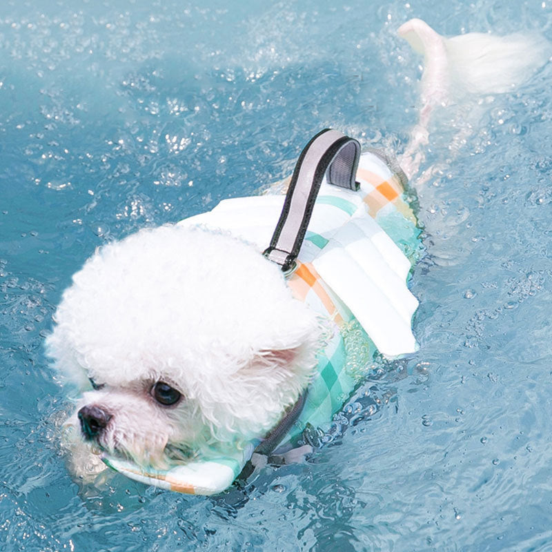 Small Dog life jacket Leash Clip & Multi-Protection - FriskFable - friskfable